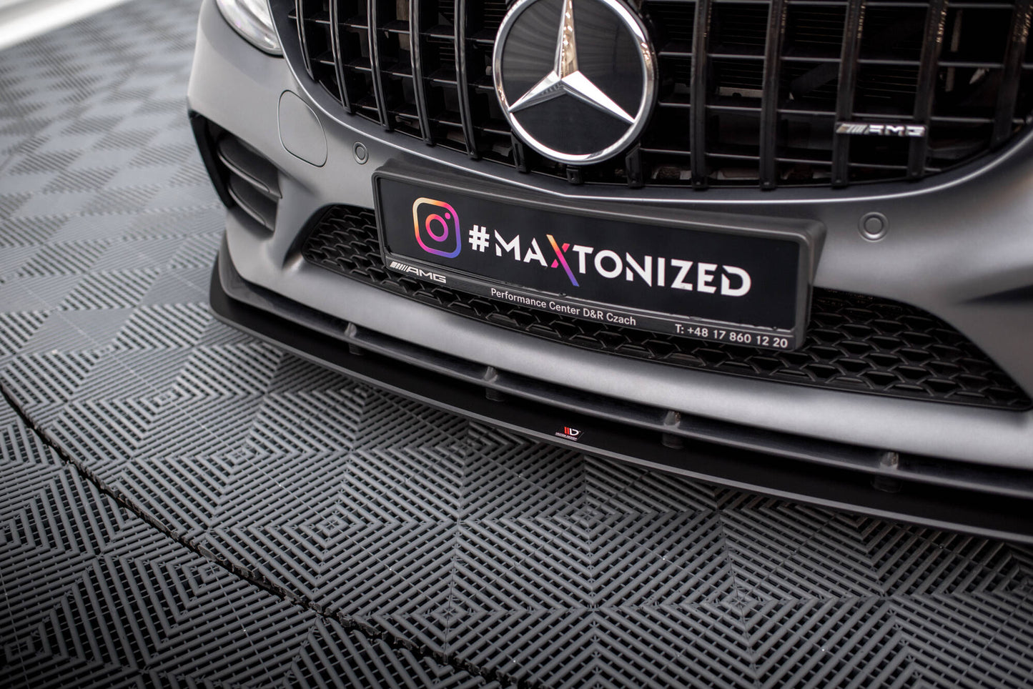 Maxton Street Pro Front Ansatz für für Mercedes-AMG C43 Coupe C205 Facelift