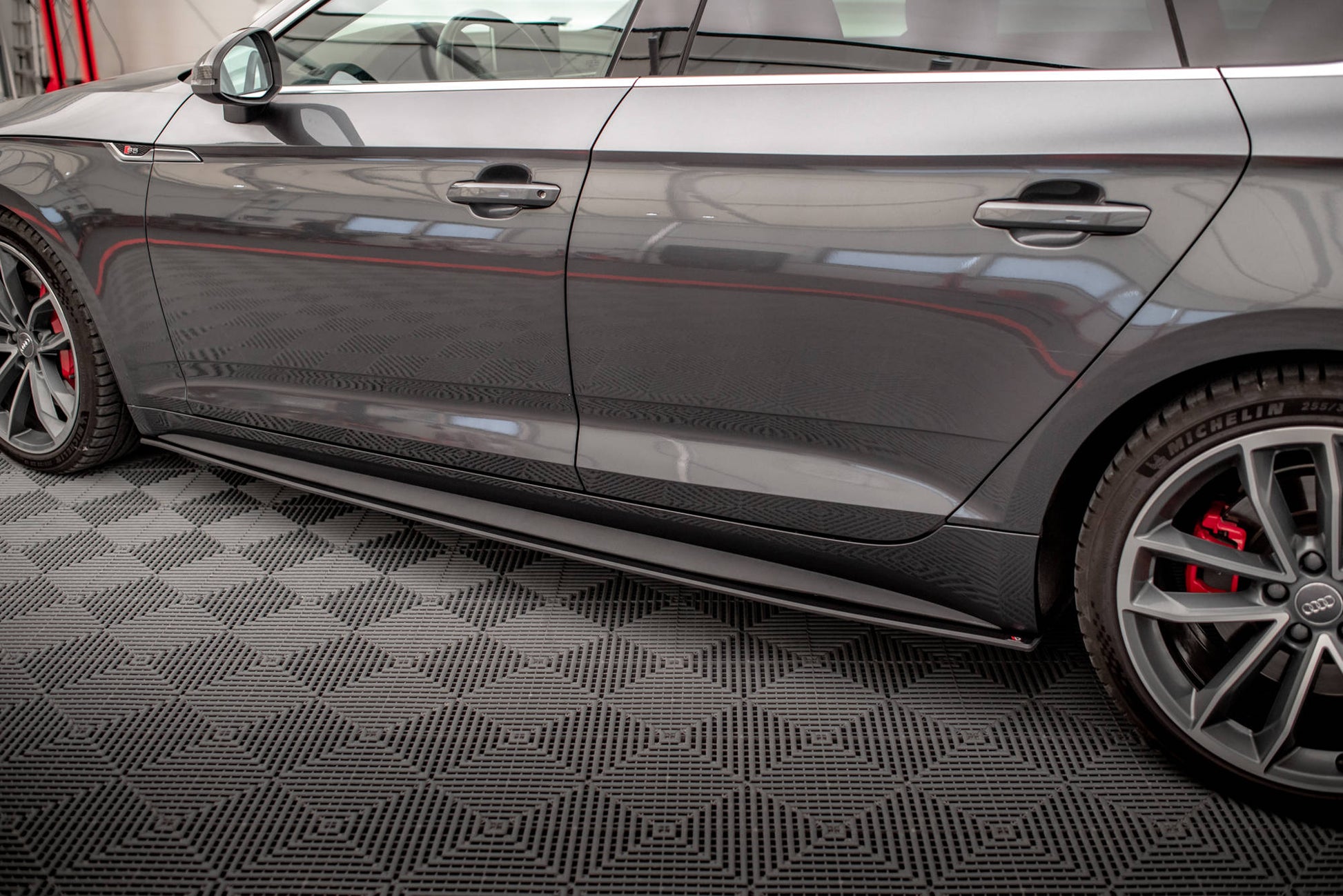 Maxton Street Pro Seitenschweller Ansatz für Audi A5 S-Line / S5 Sportback F5