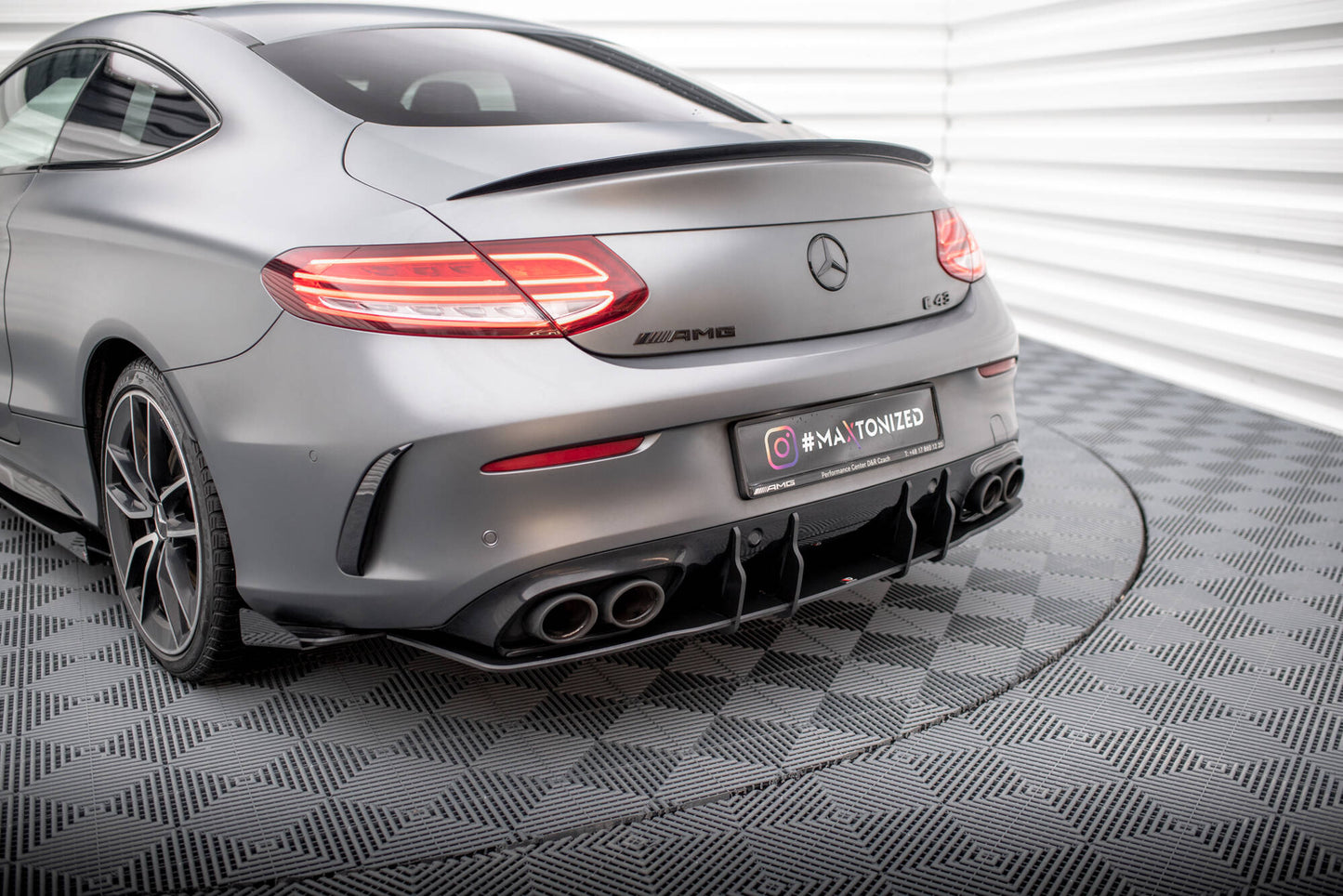 Maxton Street Pro Heckschürze für Mercedes-AMG C43 Coupe C205 Facelift