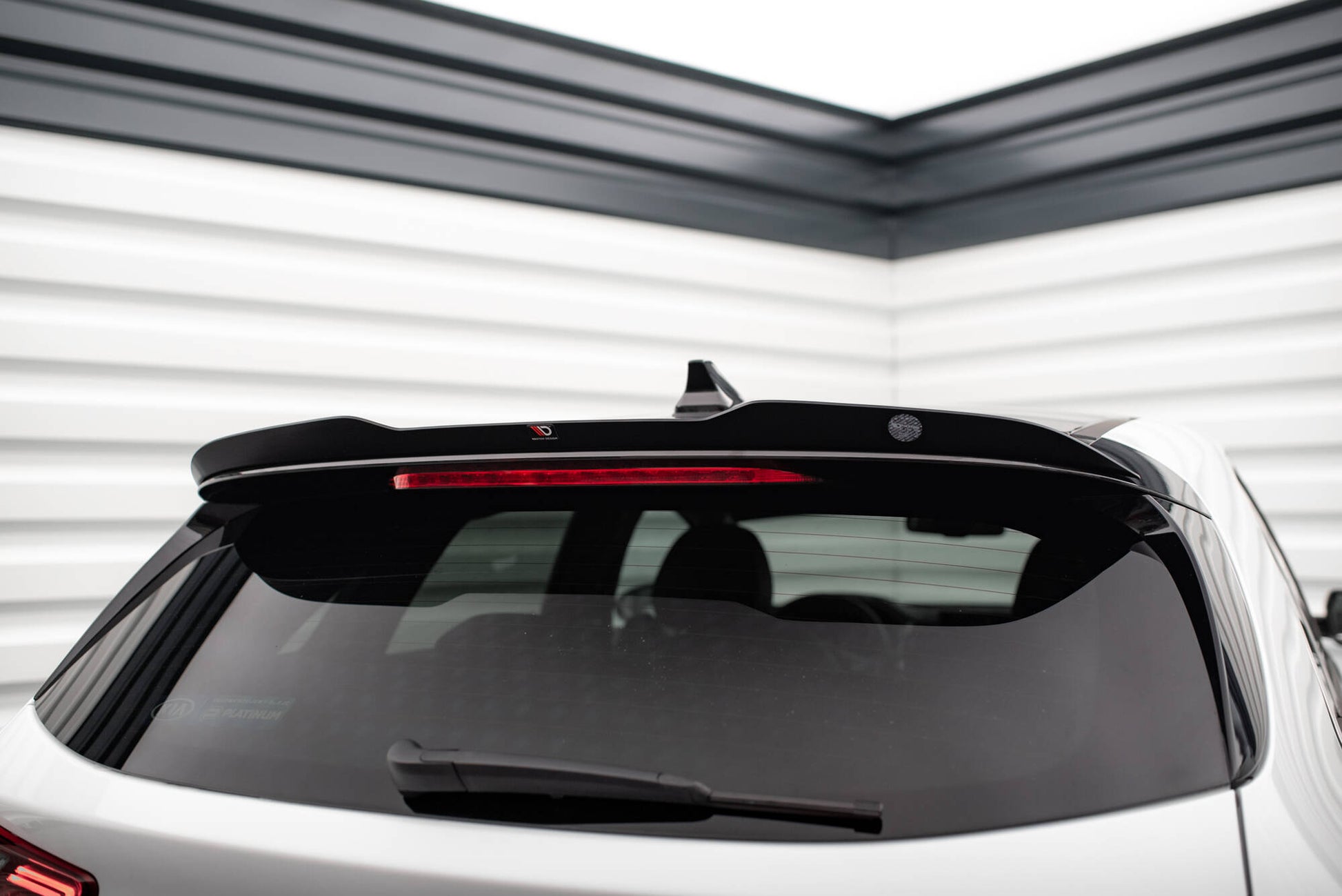 Maxton Spoiler CAP für Kia Ceed GT Mk3  schwarz Hochglanz