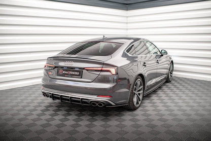 Maxton Street Pro Heck Ansatz Flaps Diffusor für Audi S5 Sportback F5