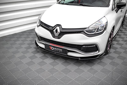 Maxton Front Ansatz V.2 für Renault Clio RS Mk4 schwarz Hochglanz