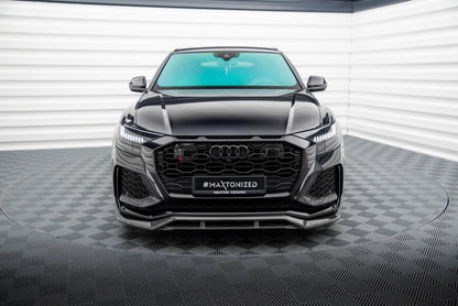 Maxton Set of Carbon Splitters Audi RSQ8 Mk1 schwarz matt