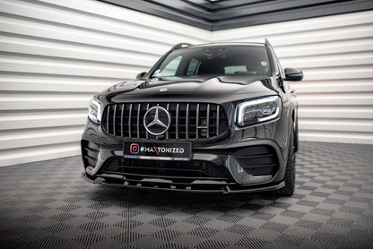 Maxton Front Ansatz V.1 für Mercedes-AMG GLB 35 X247 schwarz Hochglanz