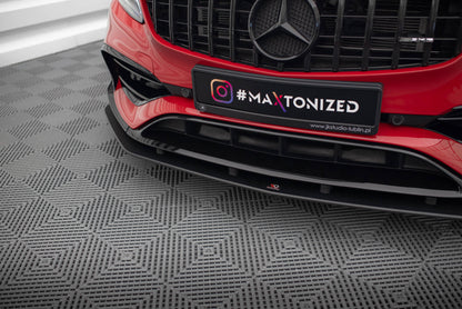 Maxton Street Pro Front Ansatz für für Mercedes-Benz A 45 AMG Aero W176 Facelift