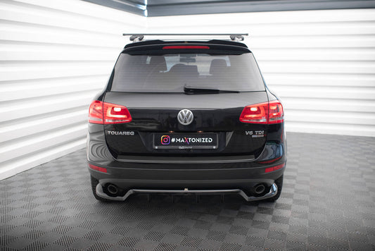 Maxton Spoiler CAP für Volkswagen Touareg Mk2 schwarz Hochglanz