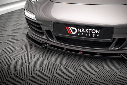 Maxton Front Ansatz V.2 für Porsche 911 Carrera GTS 997 Facelift schwarz matt