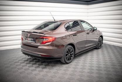Maxton Spoiler CAP für Fiat Tipo S Limousine Mk1 schwarz Hochglanz