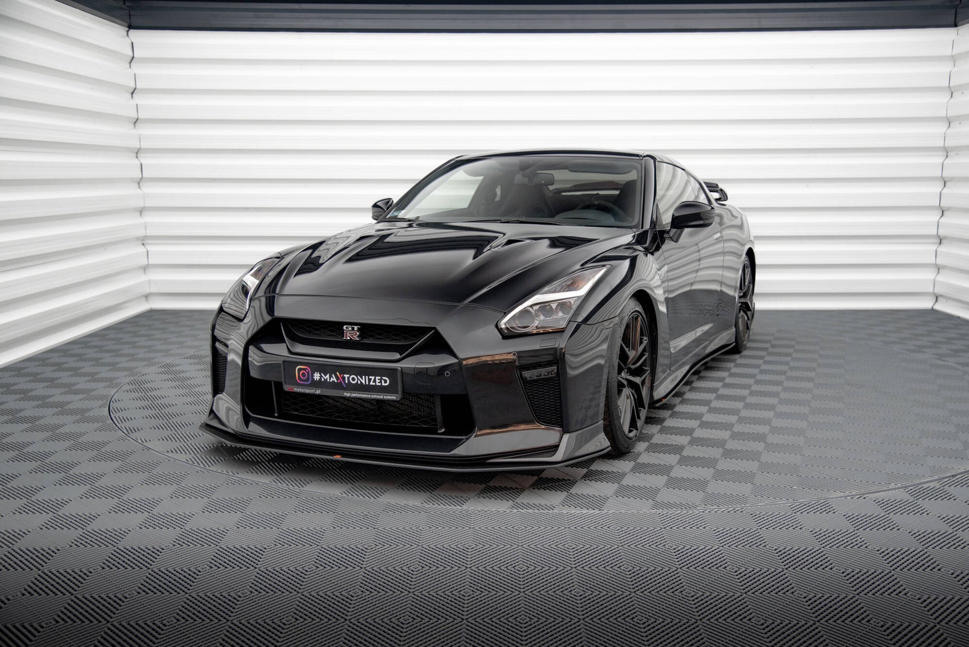 Maxton Street Pro Front Ansatz für für Nissan GTR R35 Facelift