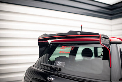 Maxton Spoiler CAP V.2 für Mini Cooper John Cooper Works R56 schwarz Hochglanz