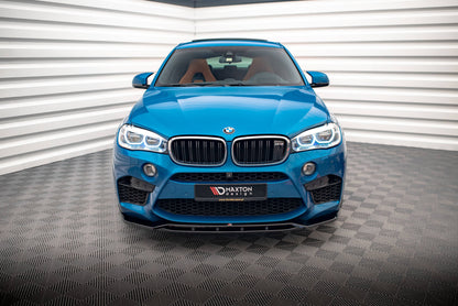 Maxton Front Ansatz V.2 für BMW X5 M F85 / X6 M F86 schwarz Hochglanz