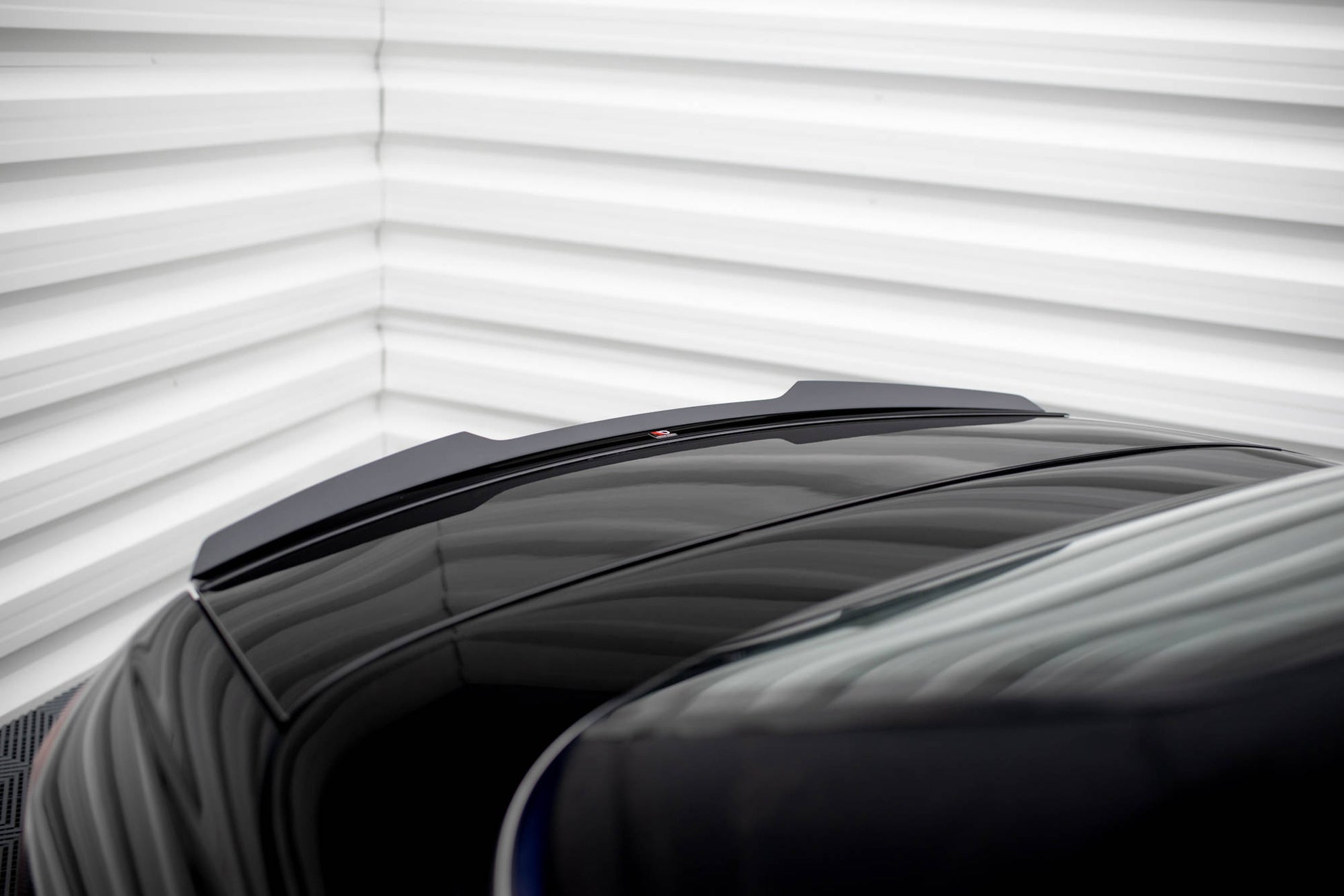 Maxton Spoiler CAP für Mercedes-Benz CLK Cabriolet A209 schwarz Hochglanz