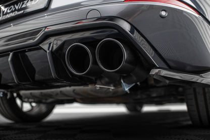 Maxton Diffusor Heck Ansatz V.3 für Cupra Formentor VZ Mk1 schwarz Hochglanz