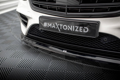 Maxton Front Ansatz V.1 für Mercedes-Benz S AMG-Line W222 Facelift schwarz Hochglanz