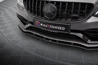 Maxton Street Pro Front Ansatz für für Mercedes-AMG C63 Limousine / Kombi W205 Facelift