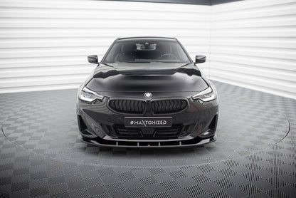 Maxton Front Ansatz V.1 für BMW 2 Coupe G42 schwarz Hochglanz