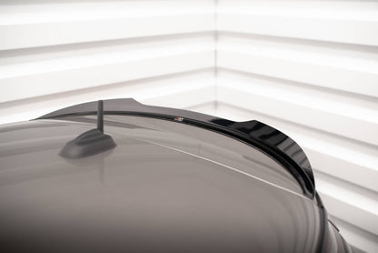 Maxton Spoiler CAP für Mini Cooper S F56 Facelift  schwarz Hochglanz