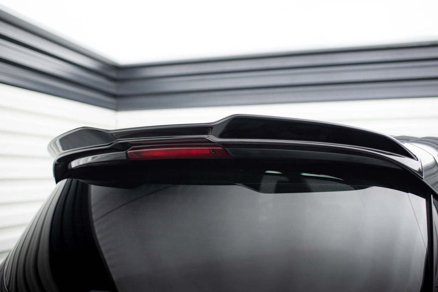 Maxton Spoiler CAP für 3D Ford S-Max ST-Line Mk2 schwarz Hochglanz