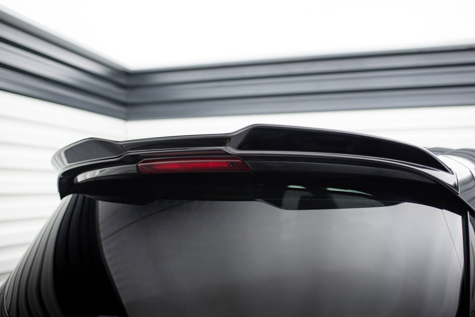Maxton Spoiler CAP für 3D Ford S-Max ST-Line Mk2 schwarz Hochglanz