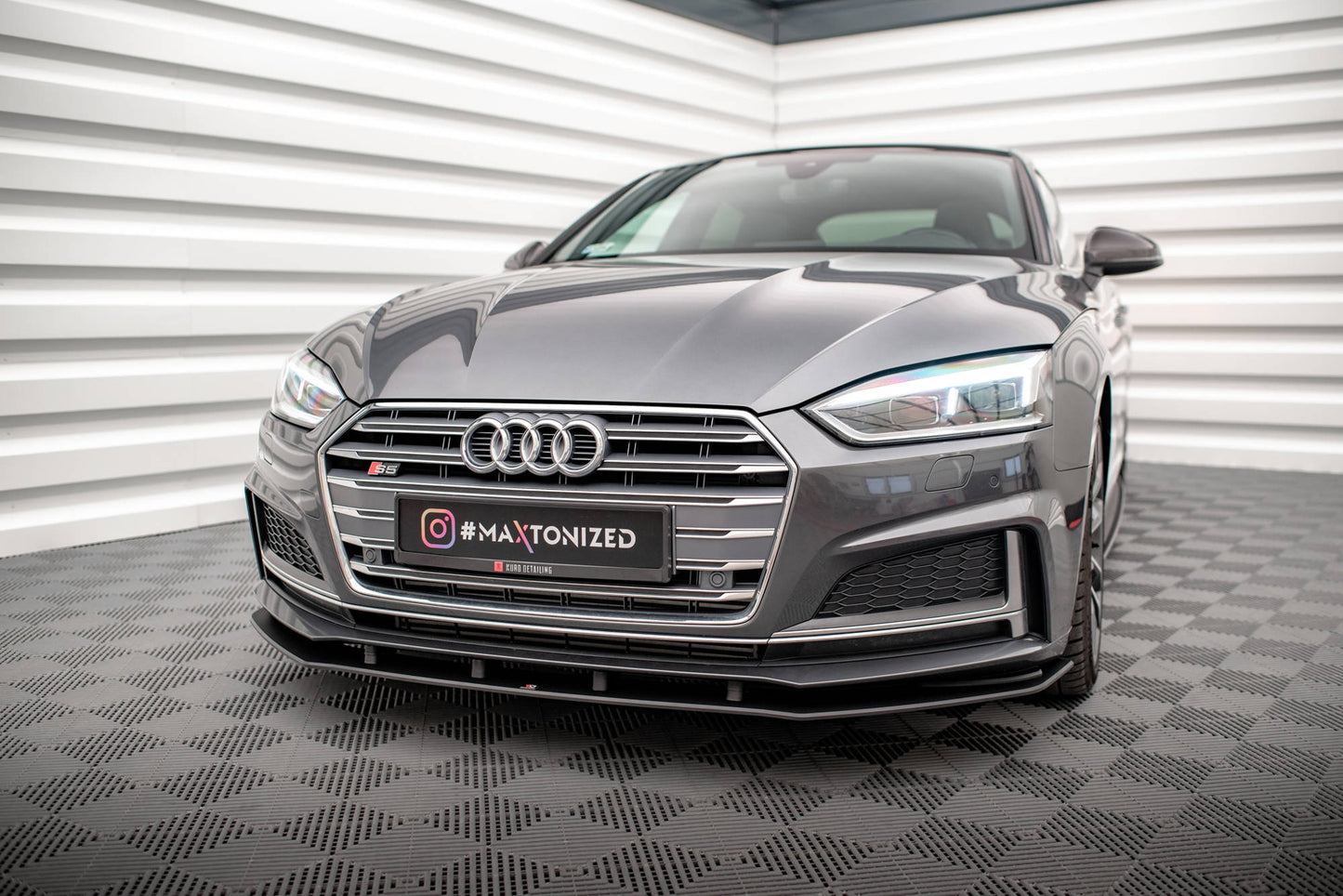 Maxton Street Pro Front Ansatz für für Audi A5 S-Line / S5 Coupe / Sportback F5