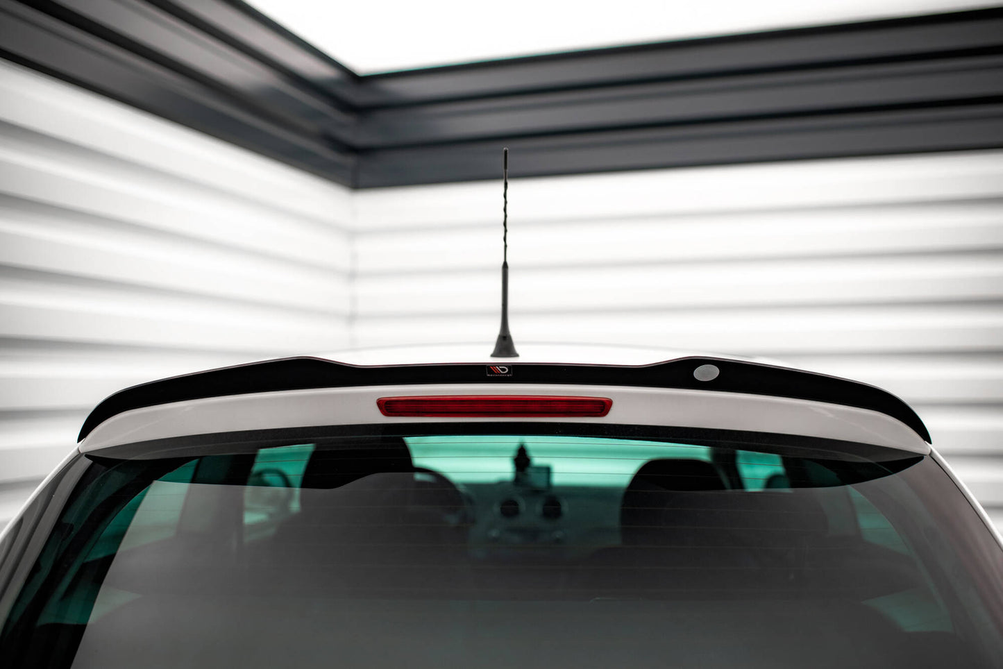 Maxton Spoiler CAP für Seat Ibiza FR SC Mk4 Facelift schwarz Hochglanz