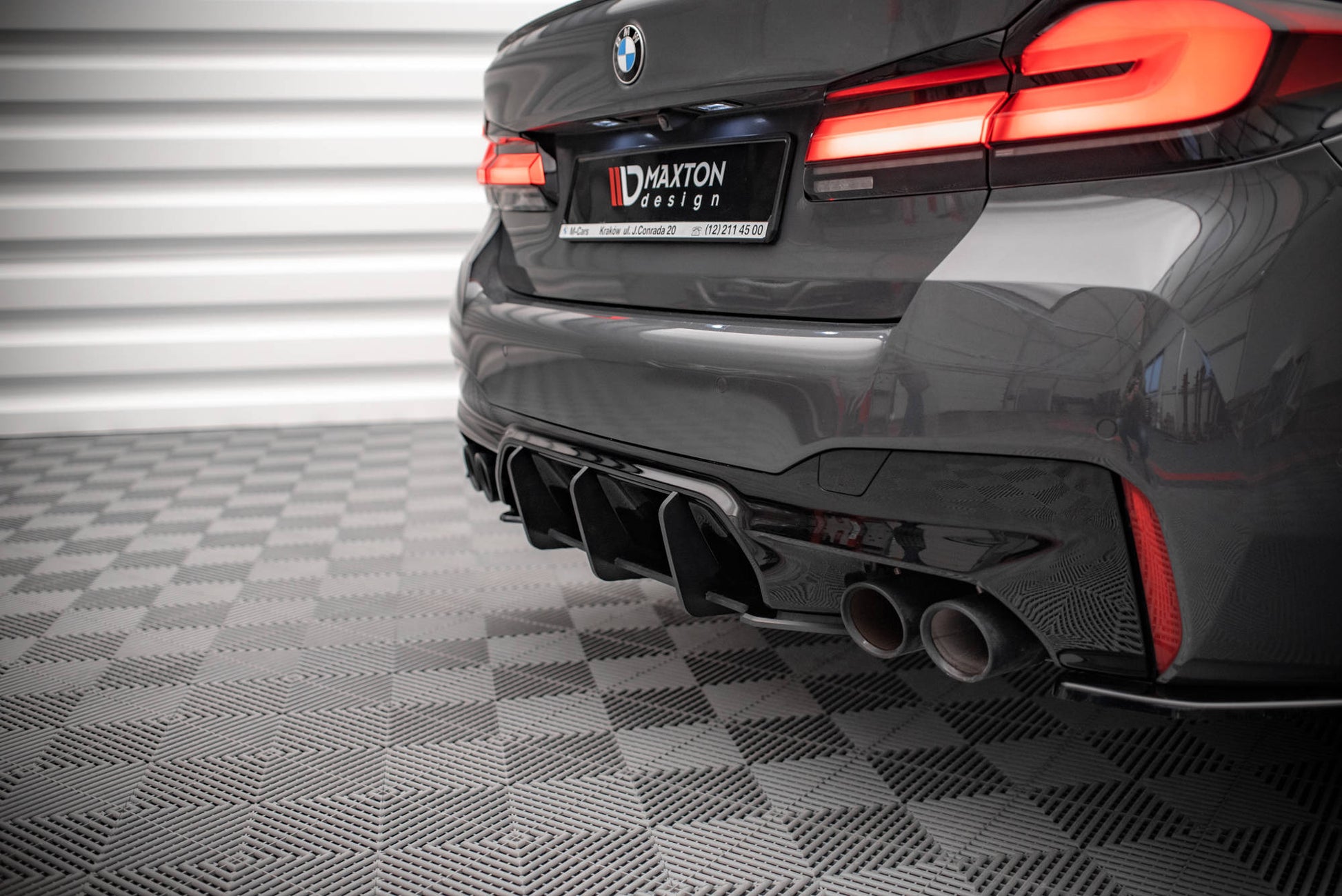 Maxton Street Pro Heckschürze für BMW M5 F90