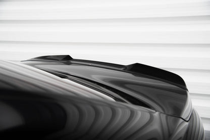 Maxton Spoiler CAP für 3D BMW 7 E65 schwarz Hochglanz