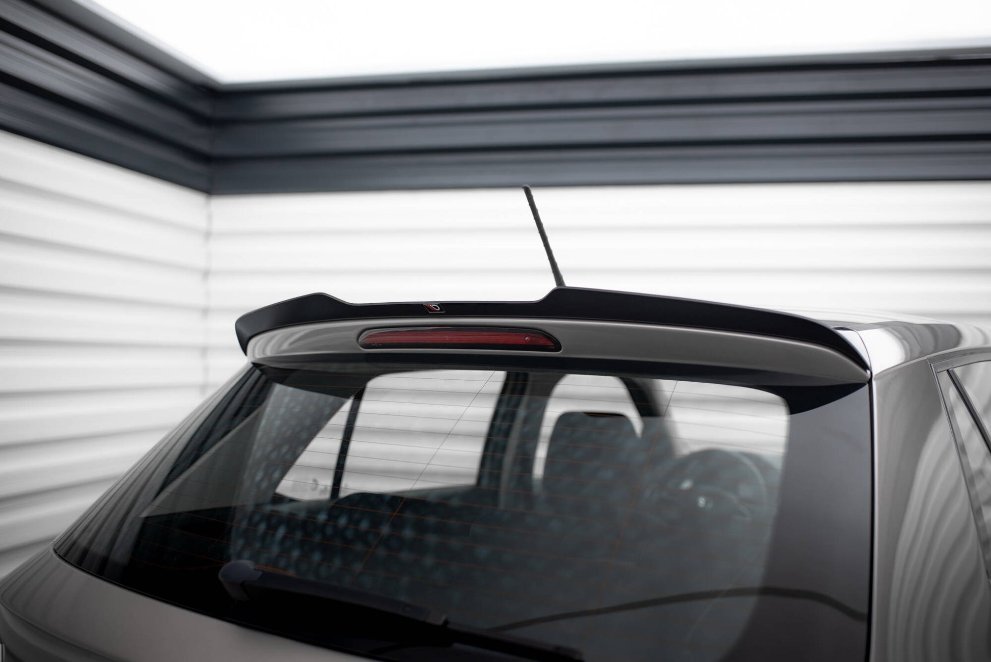 Maxton Spoiler CAP für Skoda Fabia Hatchback Mk3 schwarz Hochglanz