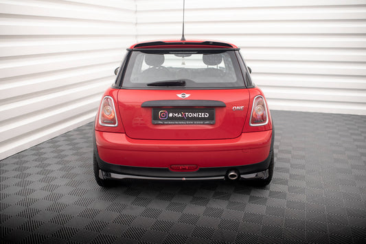 Maxton Heck Ansatz Flaps Diffusor für Mini One R56 schwarz Hochglanz