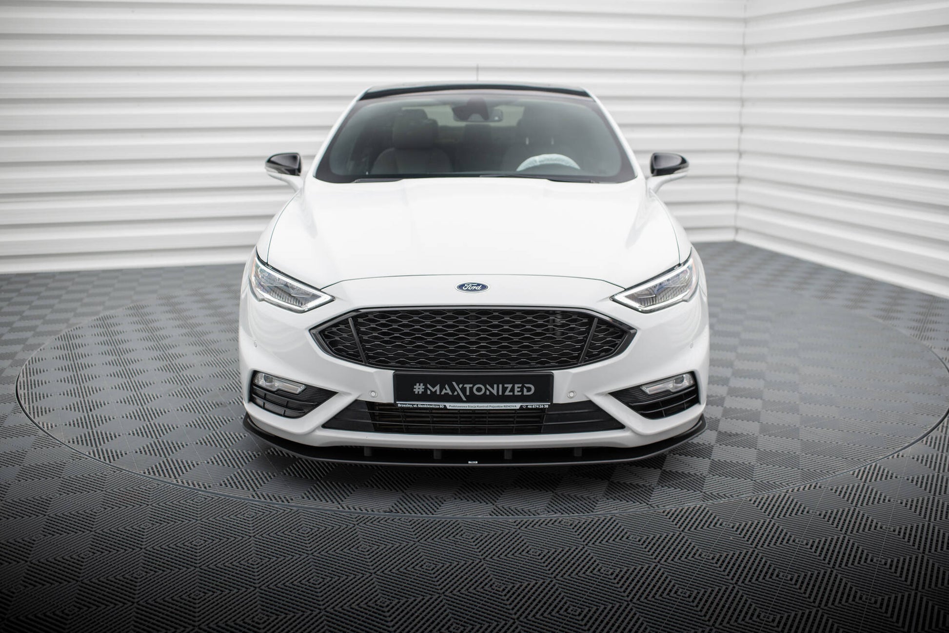 Maxton Street Pro Front Ansatz für für Ford Mondeo Sport Mk5 Facelift / Fusion Sport Mk2 Facelift