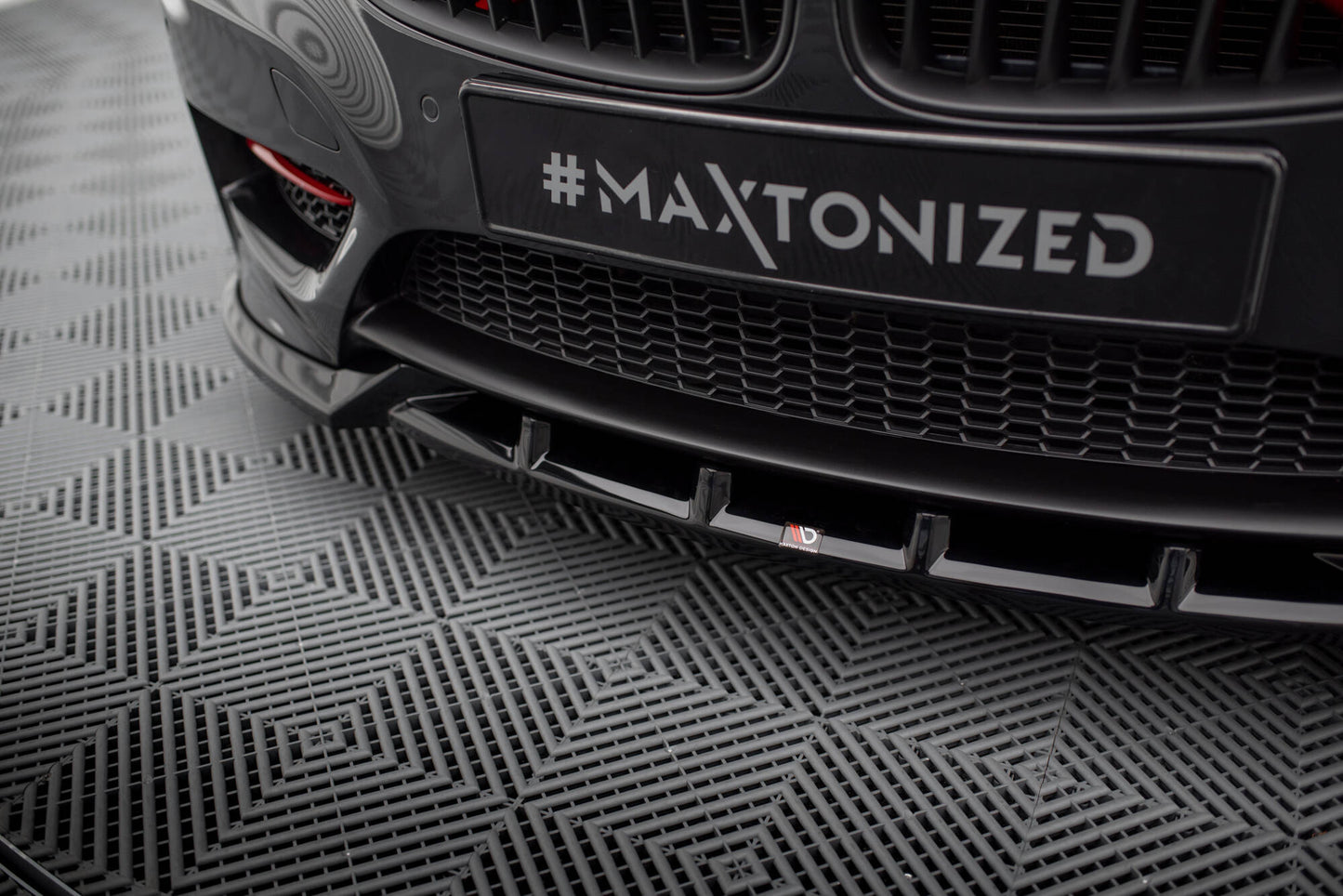 Maxton Front Ansatz für BMW Z4 M-Paket E89 Facelift schwarz Hochglanz