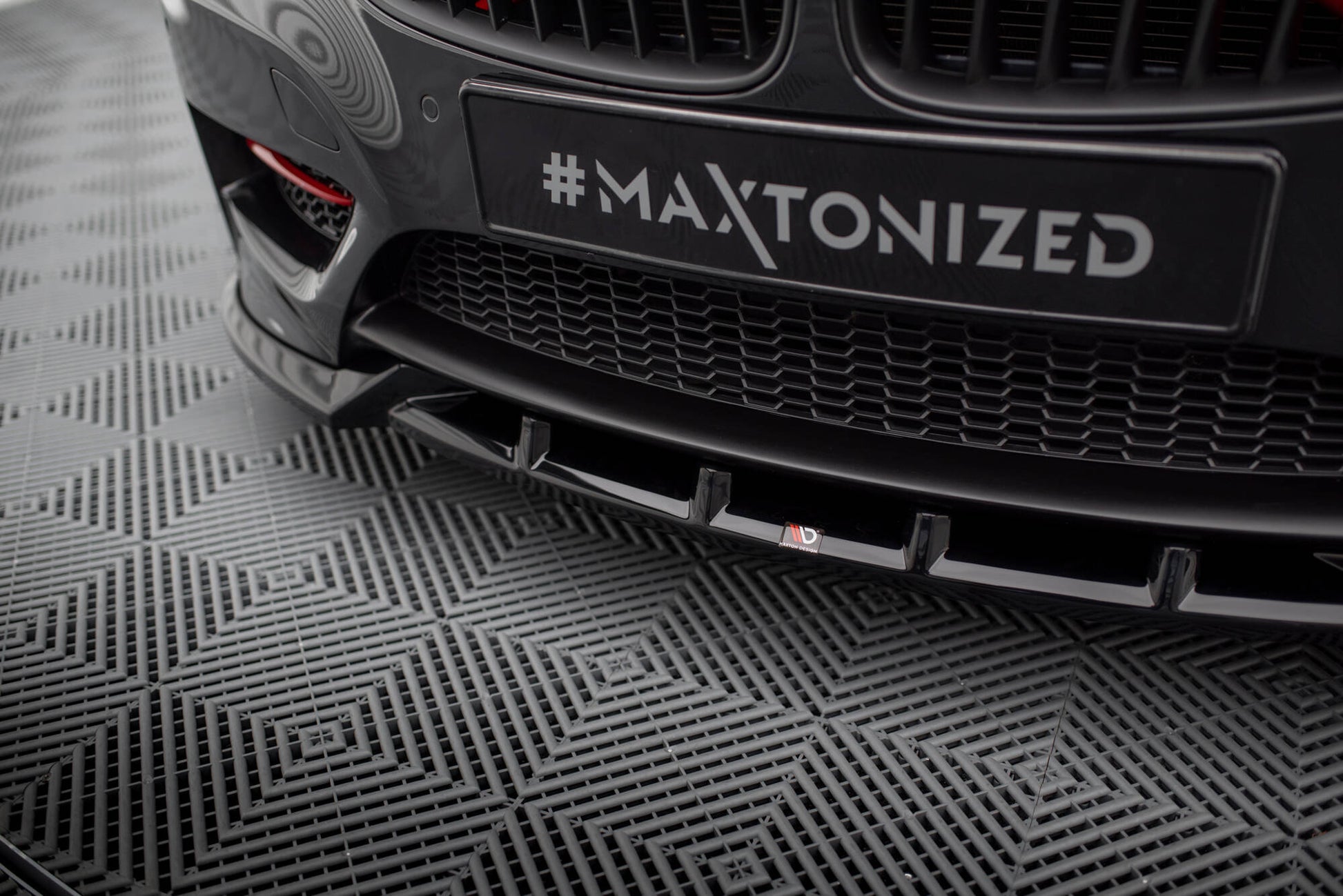 Maxton Front Ansatz für BMW Z4 M-Paket E89 Facelift schwarz Hochglanz