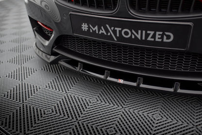 Maxton Front Ansatz für BMW Z4 M-Paket E89 Facelift schwarz Hochglanz