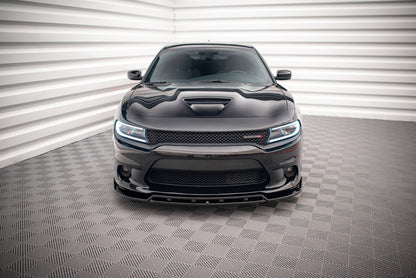 Maxton Front Ansatz V.1 für Dodge Charger SRT Mk7 Facelift schwarz matt