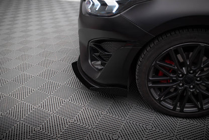 Maxton Street Pro Front Ansatz für +Flaps für + Flaps Kia Proceed GT Mk1 Facelift / Ceed GT Mk3 Facelift  schwarz Hochglanz