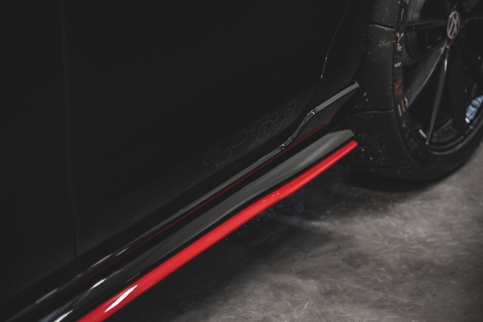 Maxton Seitenschweller Ansatz für VW Golf 7 GTI TCR