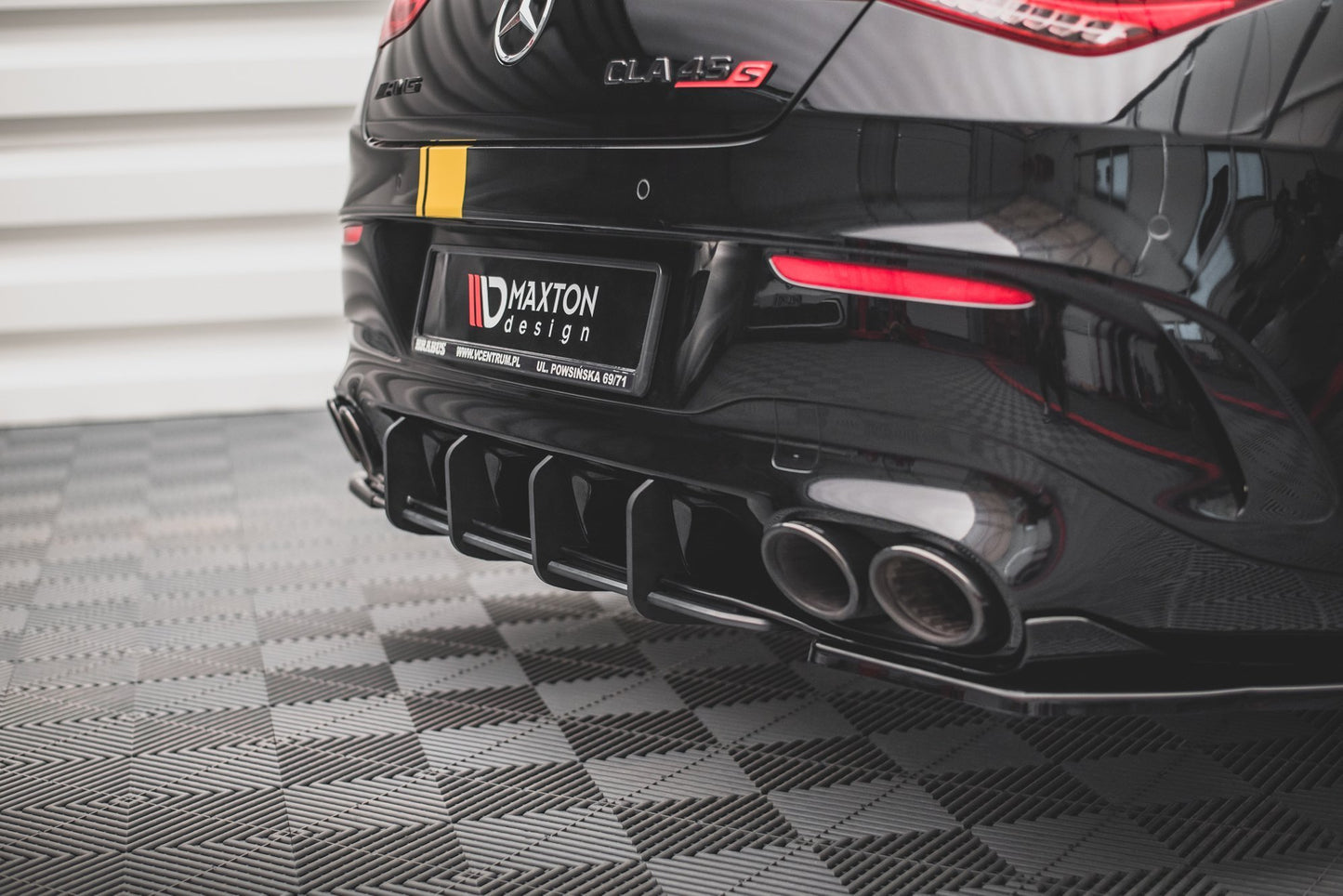 Maxton Street Pro Heckschürze für Mercedes-AMG CLA 35 / 45 Aero C118