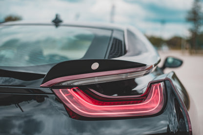 Maxton Spoiler CAP für Paket BMW i8 schwarz Hochglanz