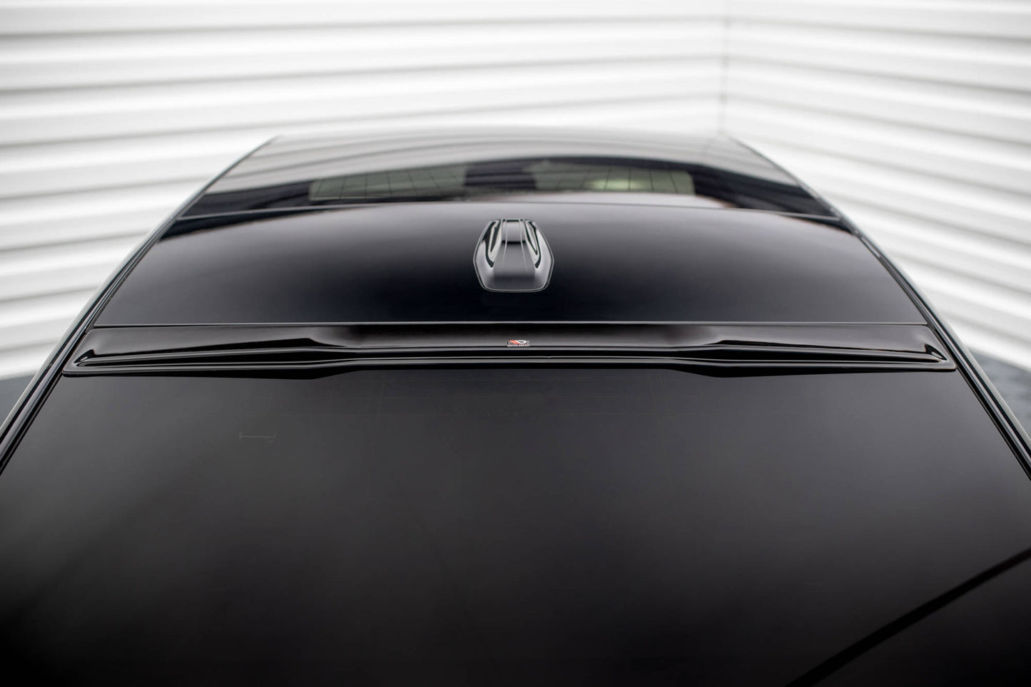 Maxton Heckscheiben Spoiler für BMW 7 M-Paket / M760e / i7 M-Paket / 7 Standard G70 schwarz Hochglanz