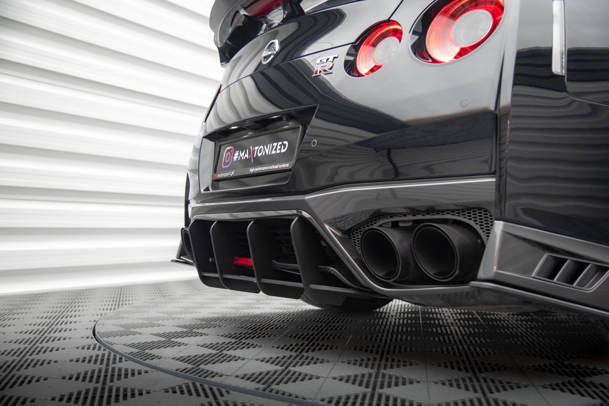 Maxton Street Pro Heckschürze für Nissan GTR R35 Facelift