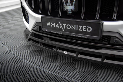 Maxton Front Ansatz für Maserati Grecale GT / Modena Mk1 schwarz Hochglanz