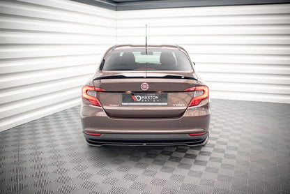 Maxton Spoiler CAP für Fiat Tipo S Limousine Mk1 schwarz Hochglanz