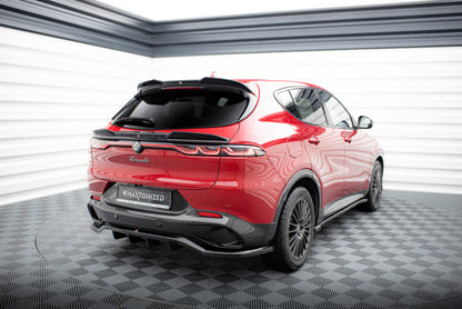 Maxton Niedriger Spoiler CAP für 3D Alfa Romeo Tonale Mk1 schwarz Hochglanz