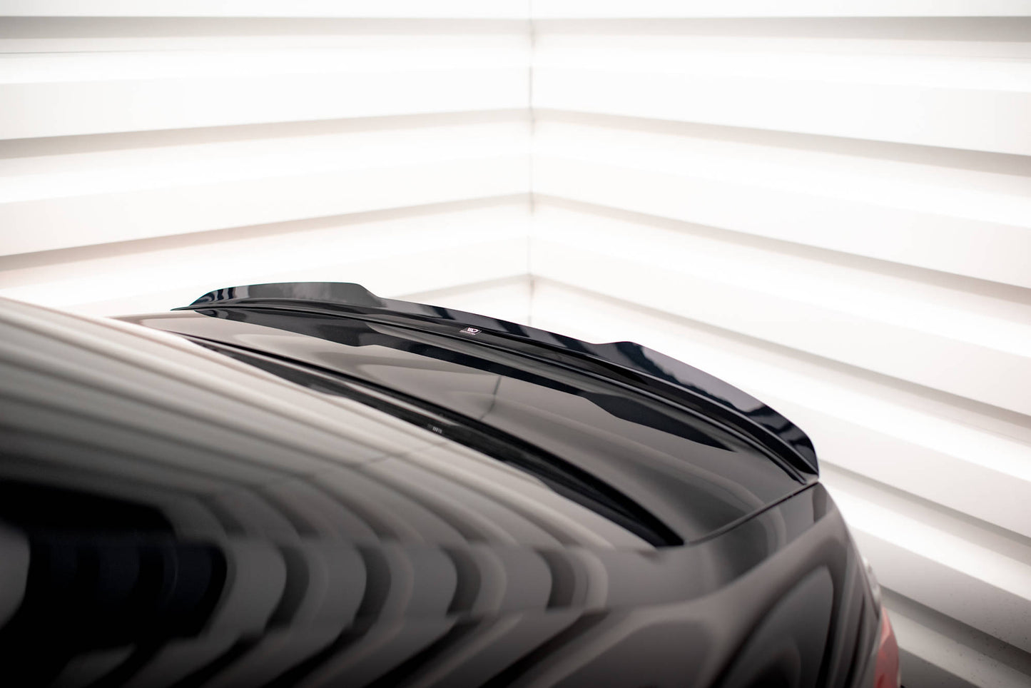 Maxton Spoiler CAP für Audi A3 / A3 S-Line Limousine 8Y Carbon Look