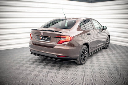 Maxton Spoiler CAP für Fiat Tipo S Limousine Mk1 schwarz Hochglanz