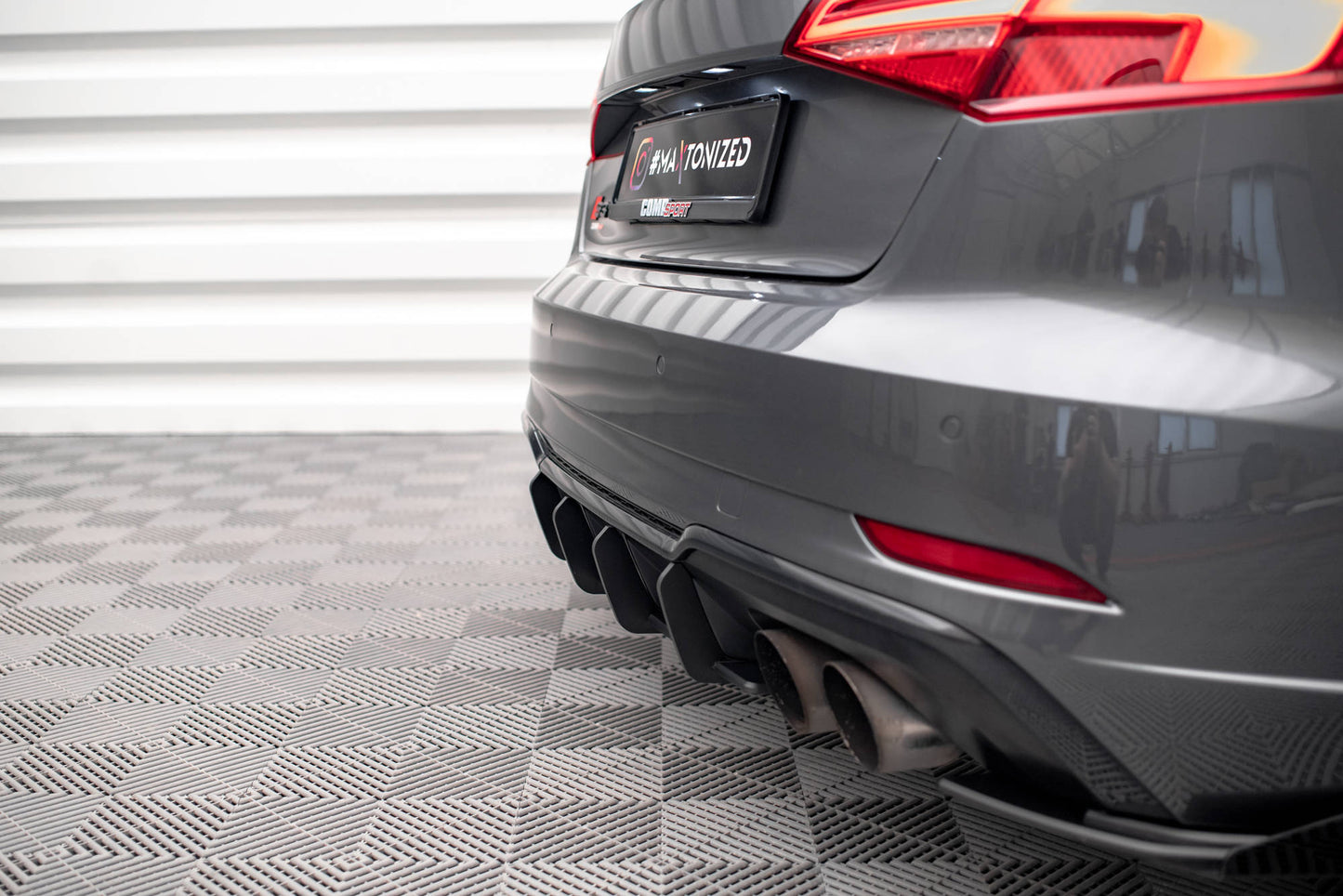 Maxton Street Pro Heckschürze für Audi S3 Sportback 8V Facelift