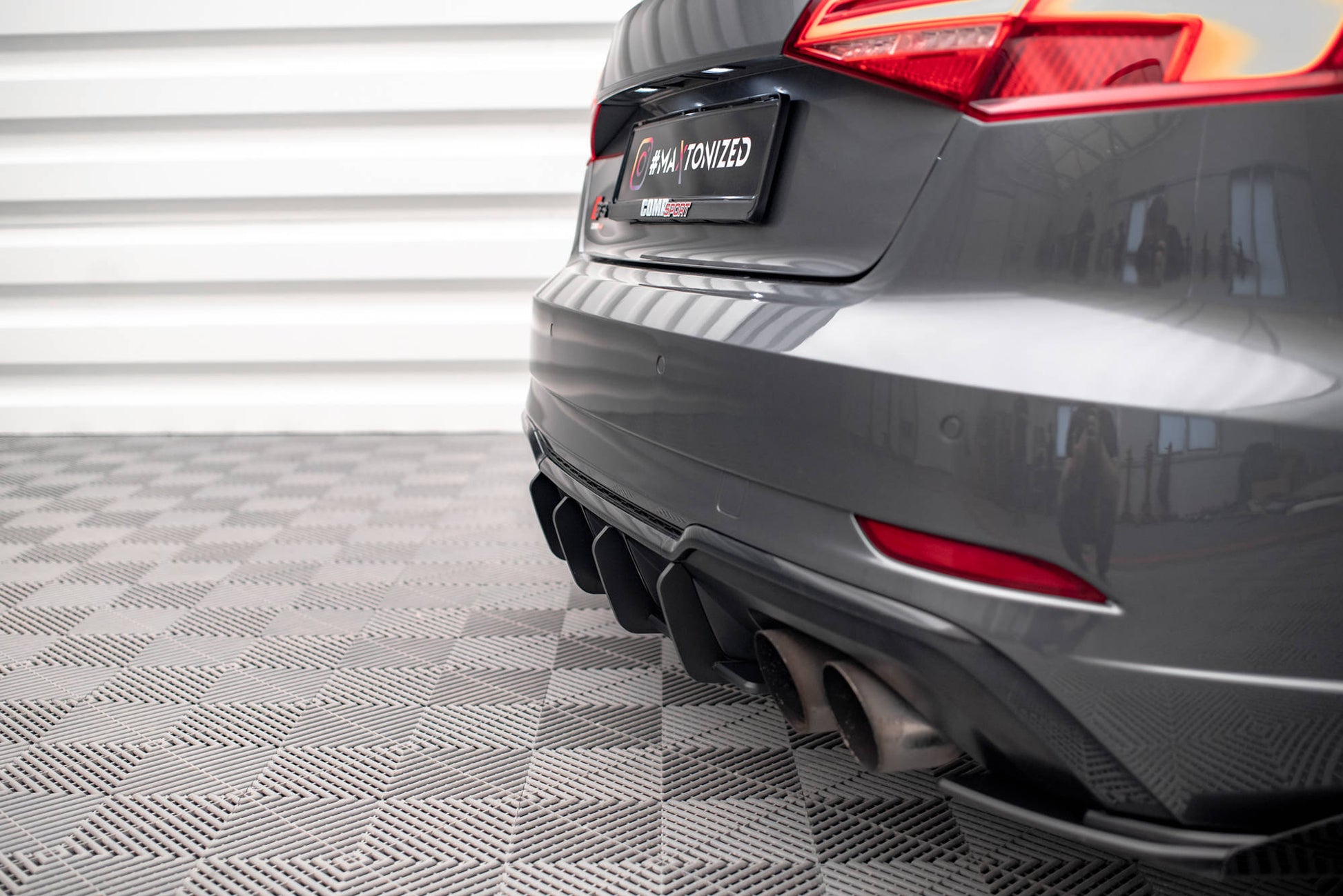 Maxton Street Pro Heckschürze für Audi S3 Sportback 8V Facelift