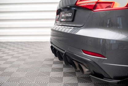 Maxton Street Pro Heckschürze für Audi S3 Sportback 8V Facelift
