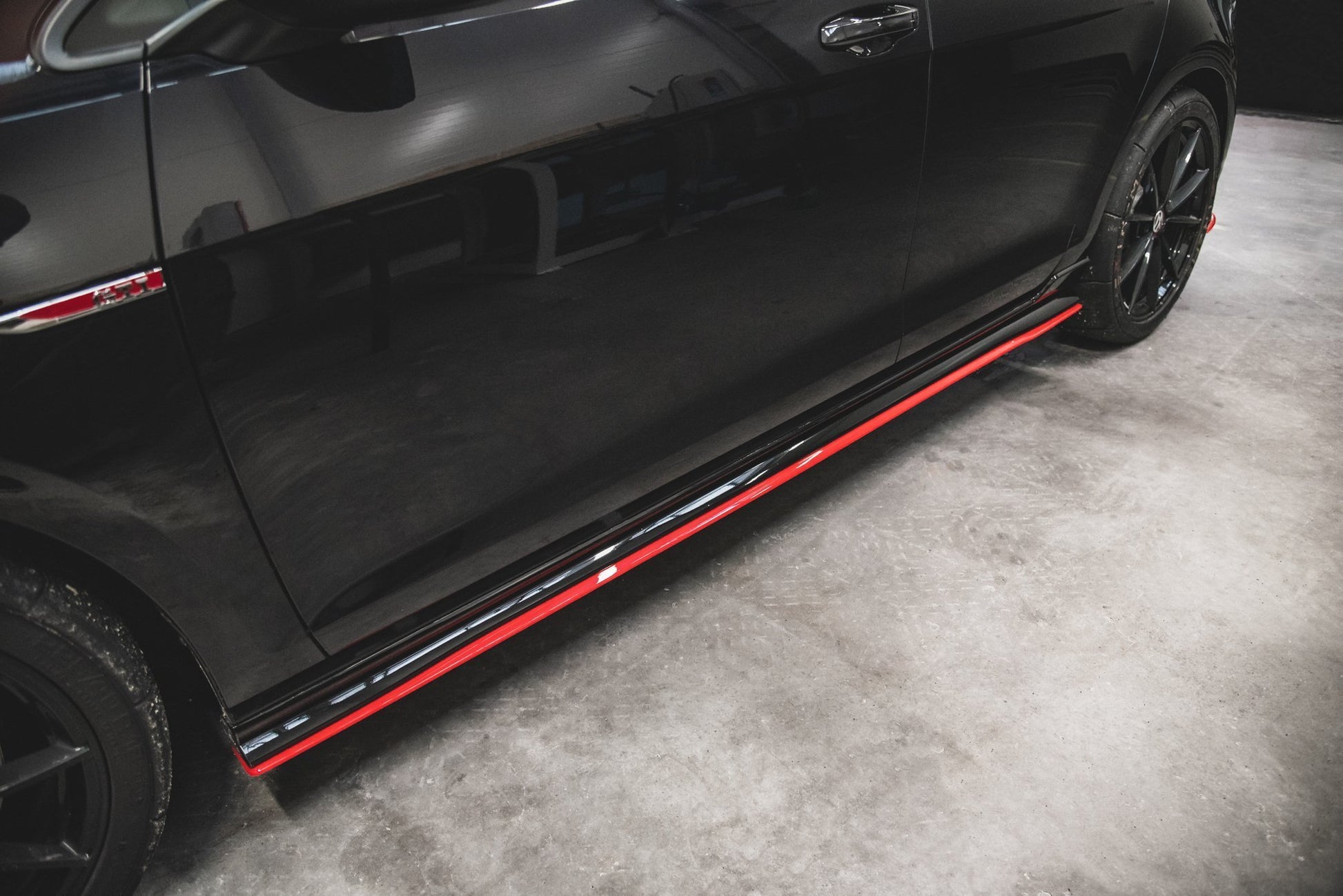 Maxton Seitenschweller Ansatz für VW Golf 7 GTI TCR