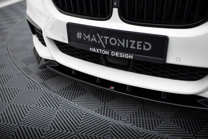 Maxton Front Ansatz V.4 für BMW 5er M-Paket G30 / G31 schwarz Hochglanz